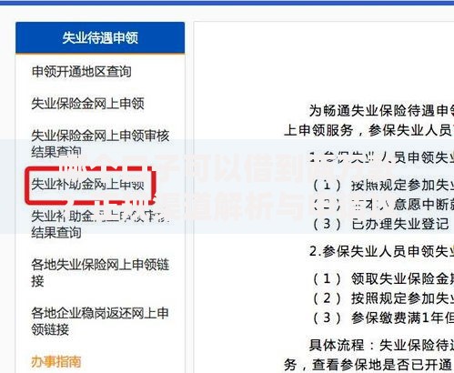 哪个口子可以借到两万款？正规渠道解析与申请攻略