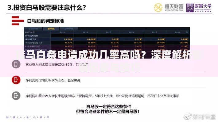 猎马白条申请成功几率高吗？深度解析影响因素与技巧