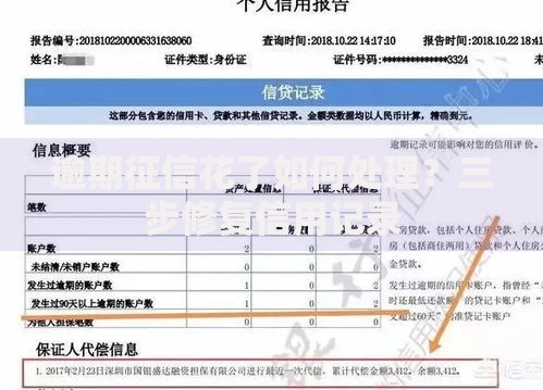 逾期征信花了如何处理？三步修复信用记录