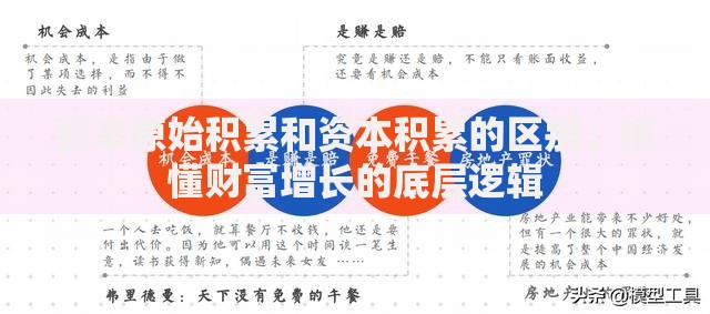 资本原始积累和资本积累的区别：搞懂财富增长的底层逻辑