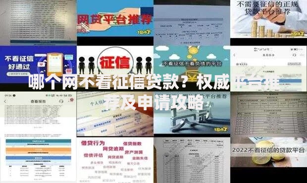 哪个网不看征信贷款?权威平台推荐及申请攻略 哪个网不看征信贷款?权威平台推荐及申请攻略