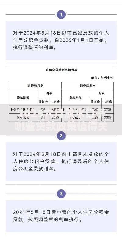 2025六月放水口子哪些贷款政策值得关注
