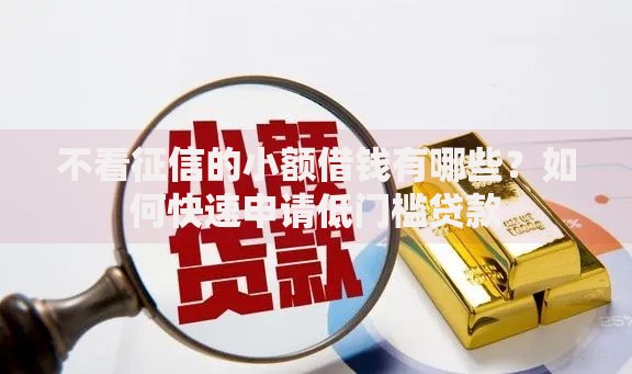 不看征信的小额借钱有哪些？如何快速申请低门槛贷款