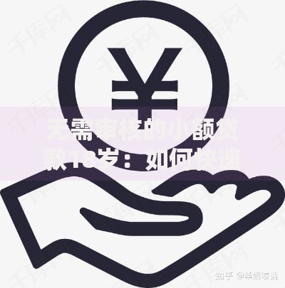 无需审核的小额贷款18岁：如何快速申请到账？