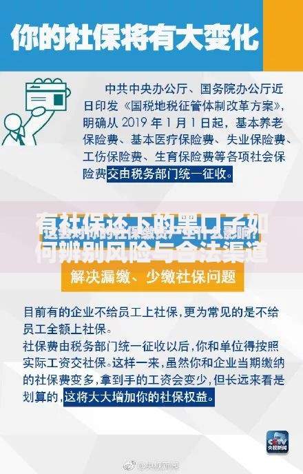 有社保还下的黑口子如何辨别风险与合法渠道