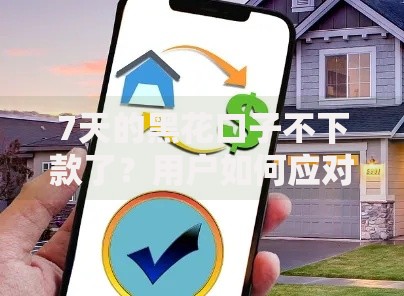 7天的黑花口子不下款了？用户如何应对资金困局