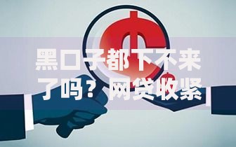 黑口子都下不来了吗？网贷收紧背后的风险分析与正规渠道指南