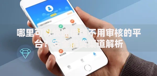 哪里可以快速借钱不用审核的平台？安全借贷渠道解析