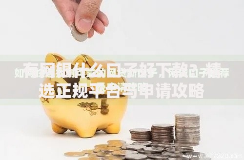 有网银什么口子好下款？精选正规平台与申请攻略