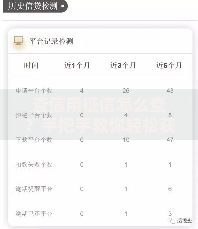 查信用征信怎么查？手把手教你轻松获取信用报告