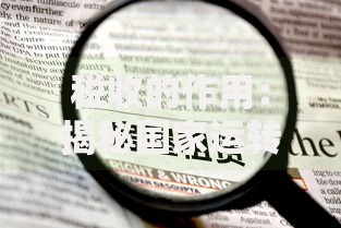 税收的作用：揭秘国家运转背后的财富密码