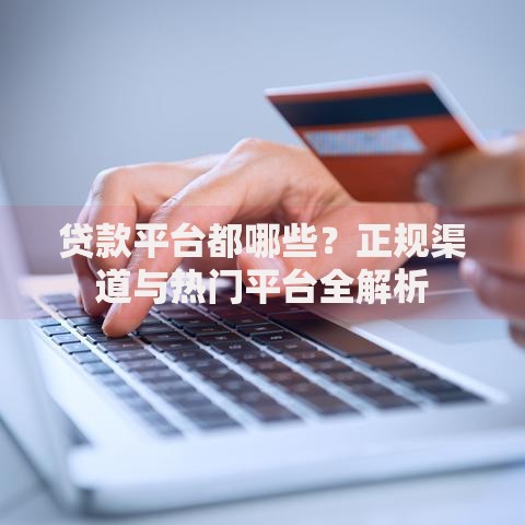 贷款平台都哪些？正规渠道与热门平台全解析