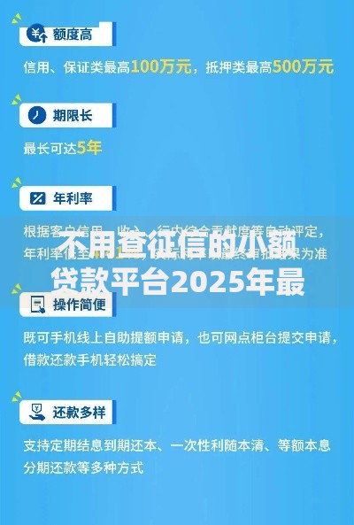 不用查征信的小额贷款平台2025年最新合规方案解析