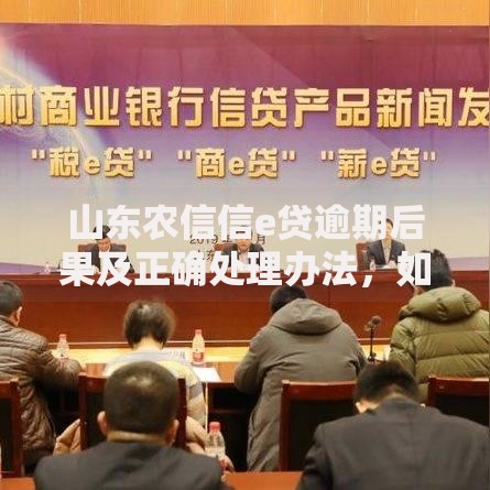 山东农信信e贷逾期后果及正确处理办法,如何协商还款方案? 山东农信信e贷逾期后果及正确处理办法,如何协商还款方案?