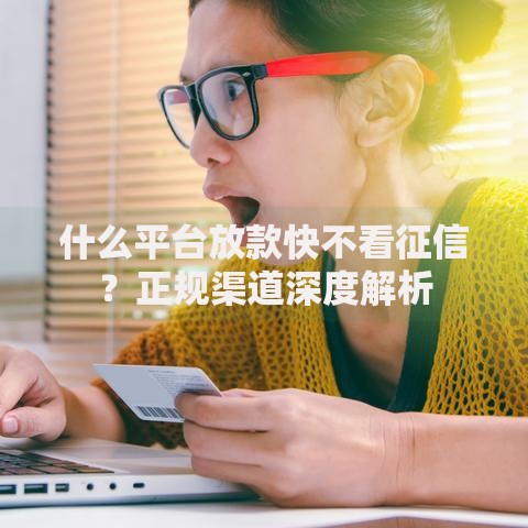 什么平台放款快不看征信？正规渠道深度解析