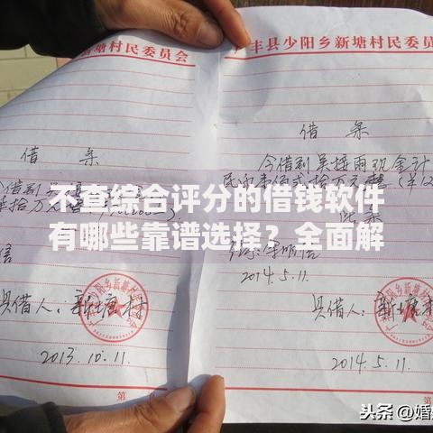 不查综合评分的借钱软件有哪些靠谱选择？全面解析与推荐