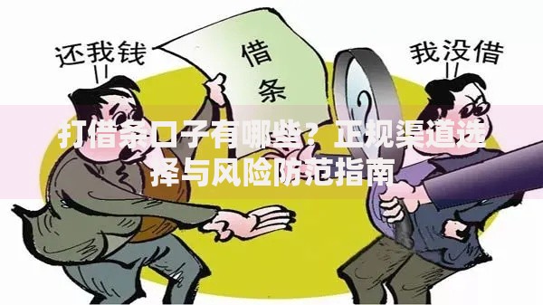打借条口子有哪些？正规渠道选择与风险防范指南