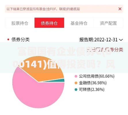 富国国有企业债券C(000141)值得投资吗？风险与收益深度解析