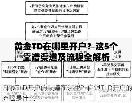 黄金TD在哪里开户？这5个靠谱渠道及流程全解析