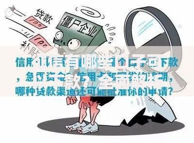 征信有哪些口子可以下款？全面解析正规贷款渠道