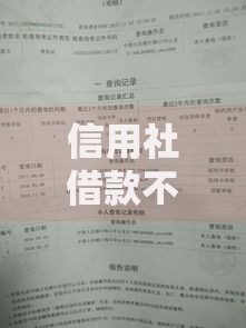 信用社借款不看征信吗？真的存在吗？申请条件与流程全解析
