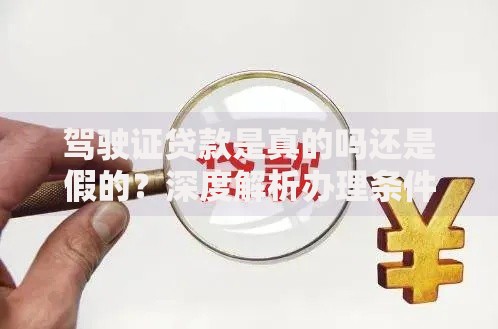 驾驶证贷款是真的吗还是假的?深度解析办理条件与风险 驾驶证贷款是真的吗还是假的?深度解析办理条件与风险
