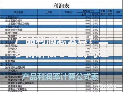 产品利润怎么算？三步拆解核心公式与避坑指南