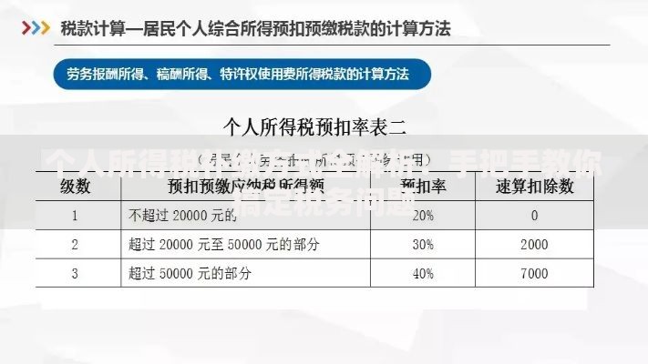 个人所得税补缴方式全解析：手把手教你搞定税务问题