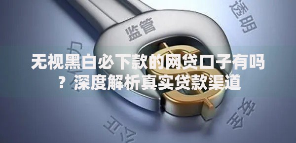 无视黑白必下款的网贷口子有吗？深度解析真实贷款渠道