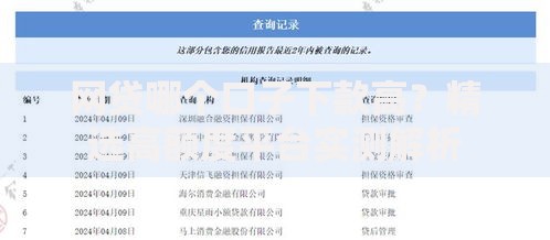 网贷哪个口子下款高？精选高额度平台实测解析