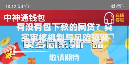 有没有包下款的网贷？真实审核机制与风险预警