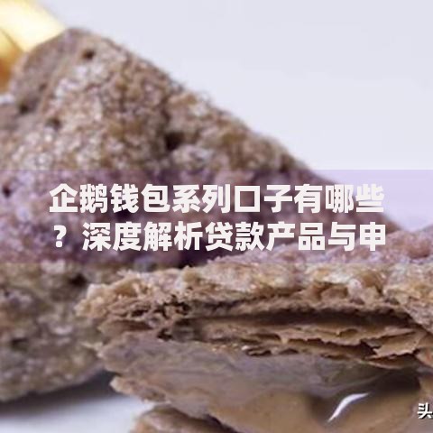 企鹅钱包系列口子有哪些？深度解析贷款产品与申请技巧