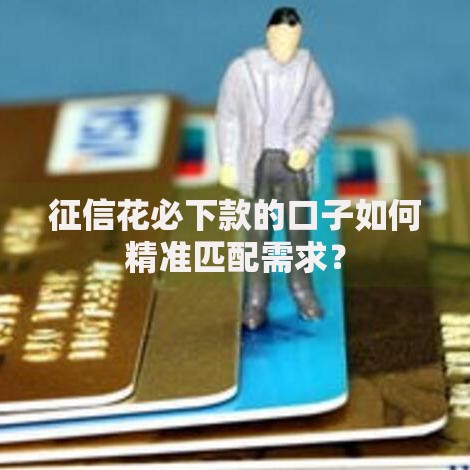 征信花必下款的口子如何精准匹配需求？
