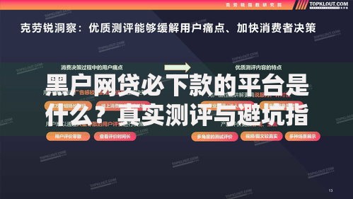 黑户网贷必下款的平台是什么？真实测评与避坑指南