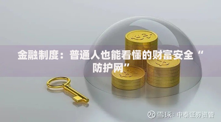 金融制度：普通人也能看懂的财富安全“防护网”