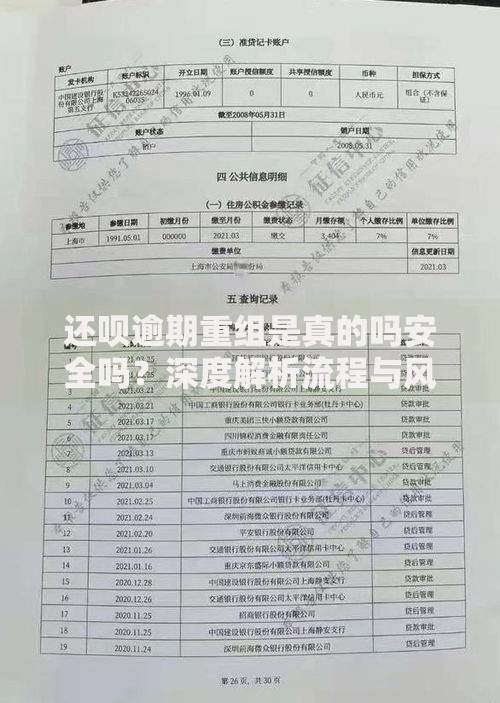 还呗逾期重组是真的吗安全吗？深度解析流程与风险防范