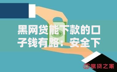黑网贷能下款的口子钱有路：安全下款渠道如何辨别？