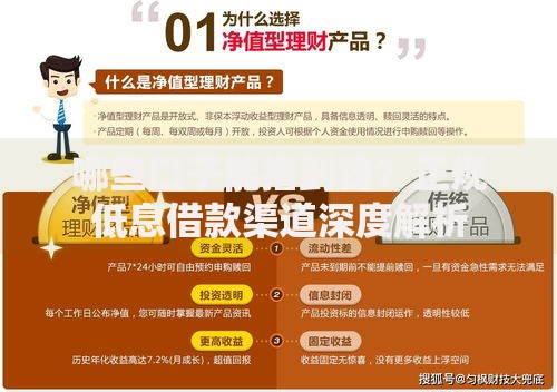 哪些口子能撸到钱？正规低息借款渠道深度解析