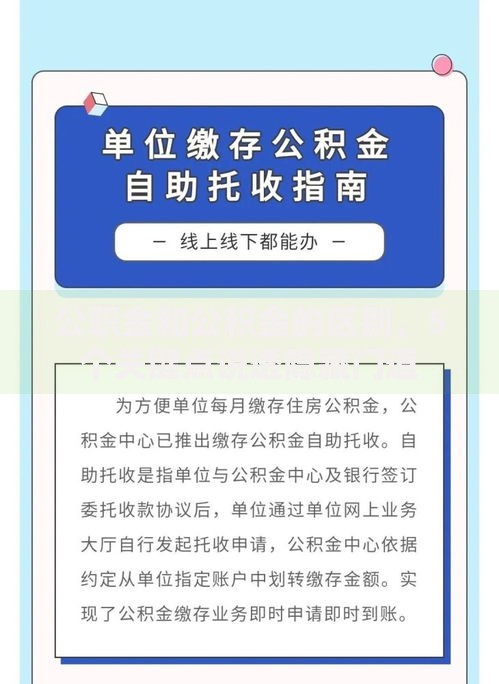 公职金和公积金的区别，5个关键点说透隐藏门道