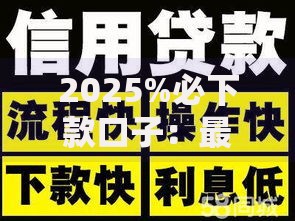 2025%必下款口子：最新高通过率贷款渠道解析