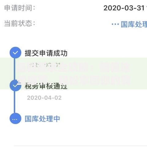 退税要求全攻略：搞懂这些细节，轻松拿回你的钱