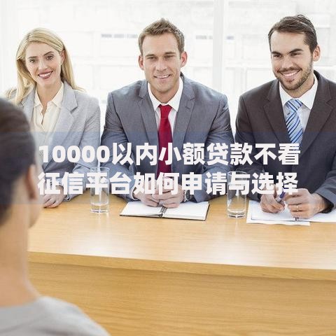 10000以内小额贷款不看征信平台如何申请与选择