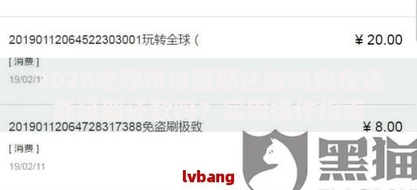 2020花呗可以延期还款吗现在还能延期还款吗？实用操作指南