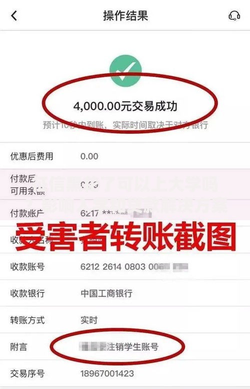 征信黑花了可以上大学吗？影响入学和贷款解决方案解析