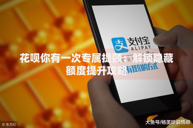 花呗你有一次专属提额：解锁隐藏额度提升攻略