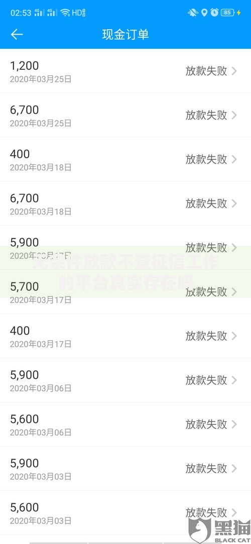 无条件放款不查征信工作的平台真实存在吗