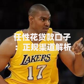 任性花贷款口子：正规渠道解析与使用指南