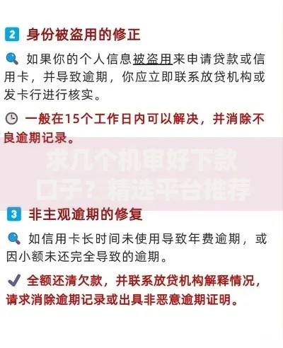 求几个机审好下款口子？精选平台推荐与避坑指南