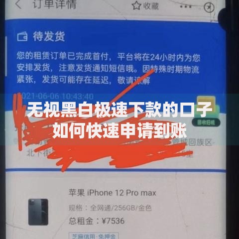 无视黑白极速下款的口子如何快速申请到账