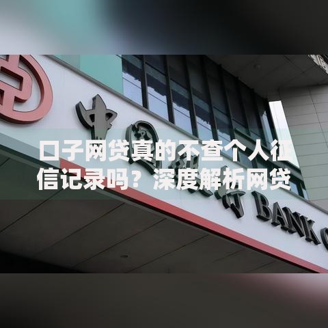 口子网贷真的不查个人征信记录吗？深度解析网贷审核机制